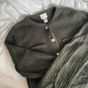 H&M Dark Green Women's Cardigan